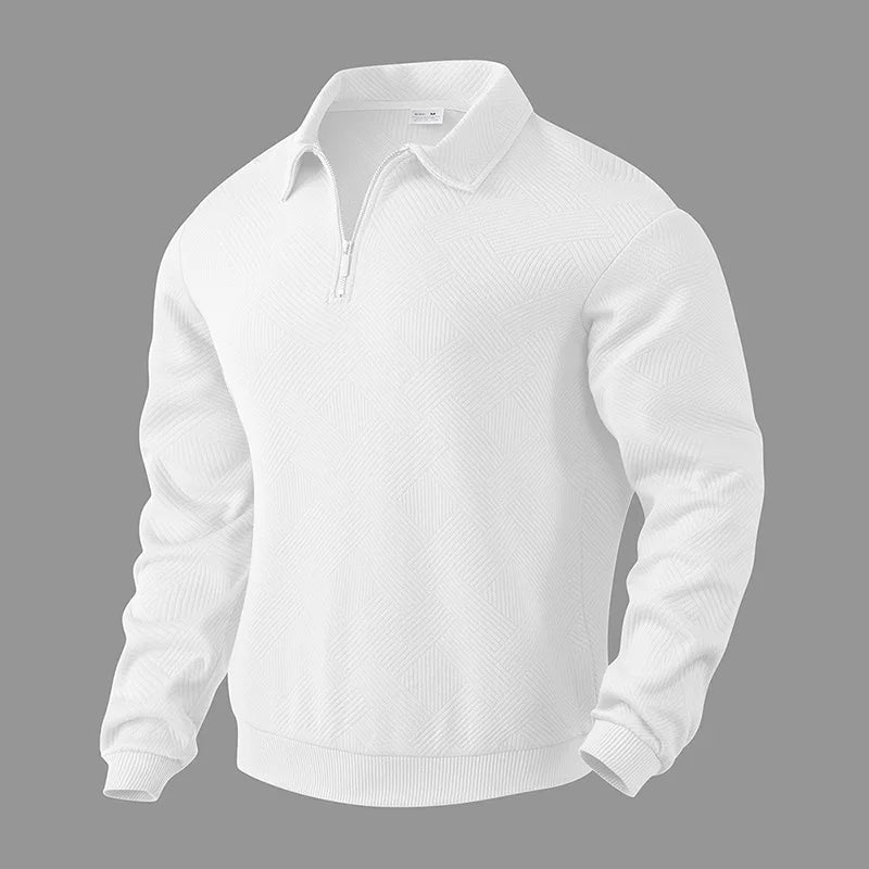 Modern Quarter Zip Knit Pullover