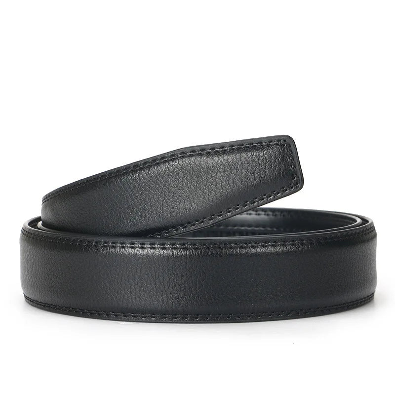 Premium Black Buckle Casual Belt