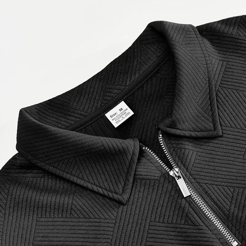 Modern Quarter Zip Knit Pullover