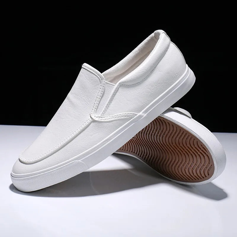 Minimalist All-White Casual Shoes