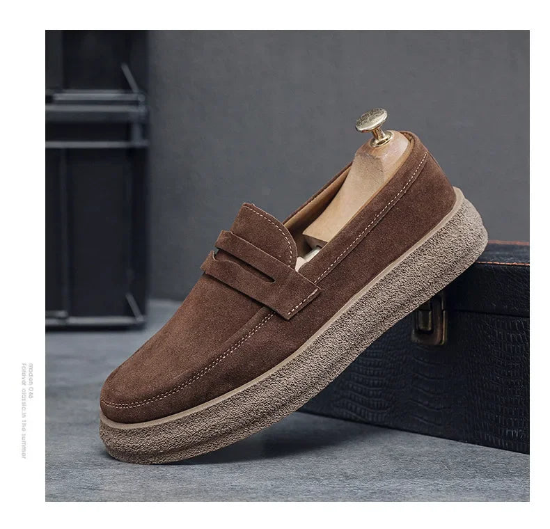 Comfortable Slip-On Penny Loafers