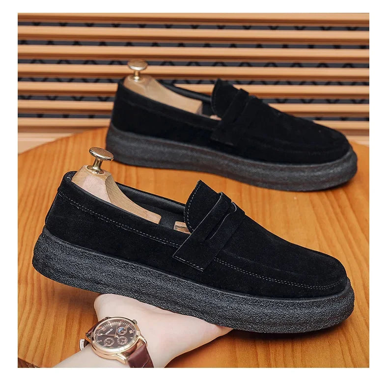 Comfortable Slip-On Penny Loafers