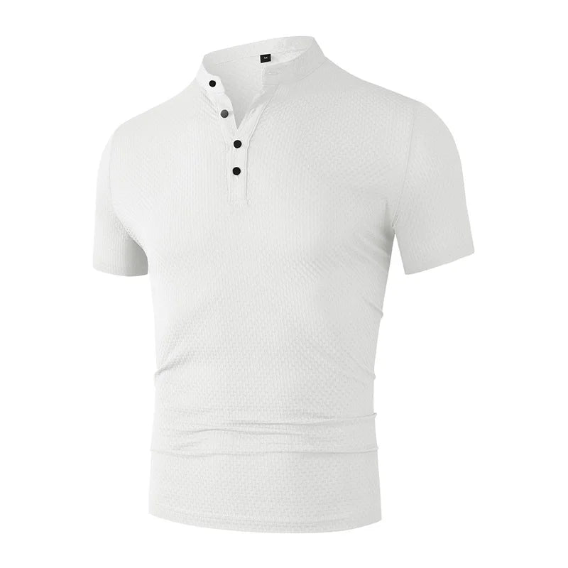 Modern Slim Fit Mandarin Tee