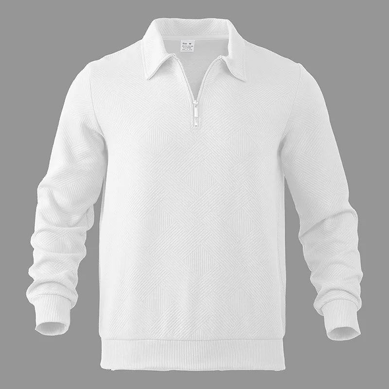 Modern Quarter Zip Knit Pullover