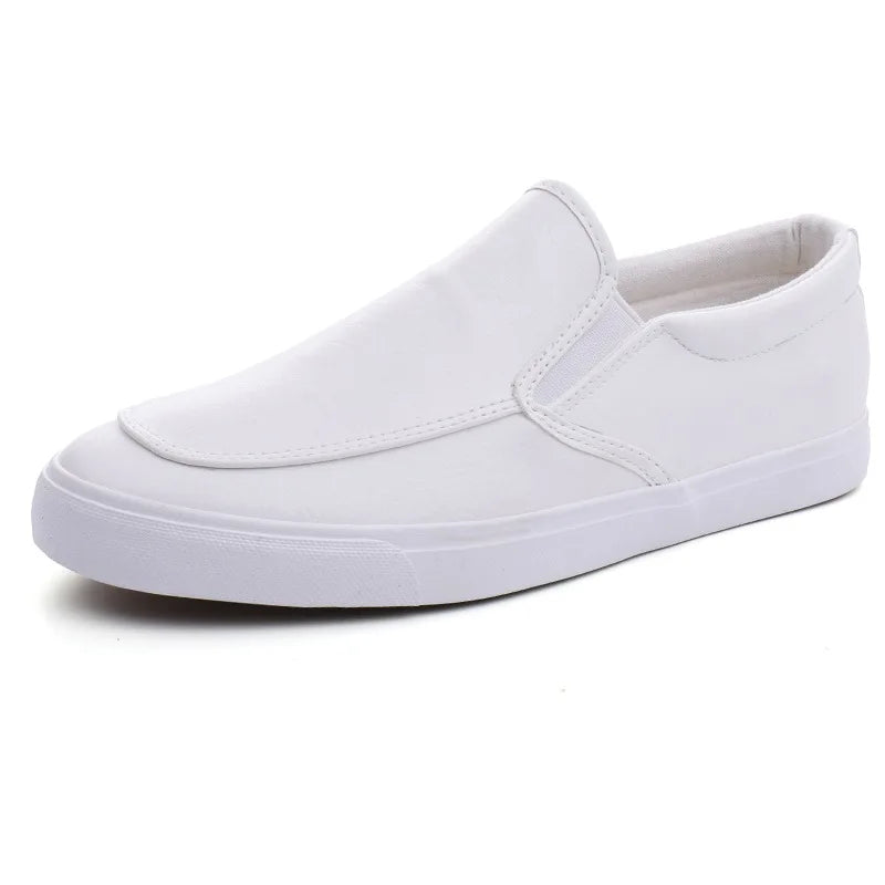 Minimalist All-White Casual Shoes