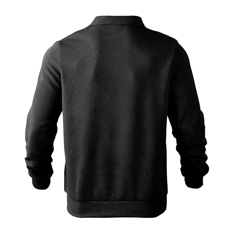 Modern Quarter Zip Knit Pullover