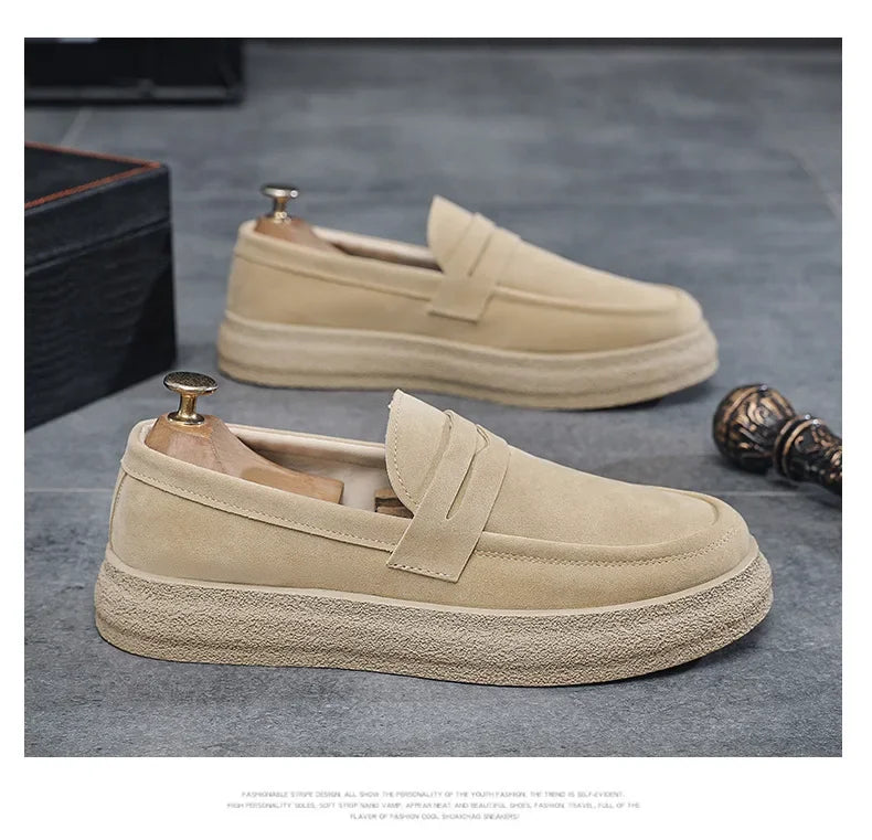 Comfortable Slip-On Penny Loafers